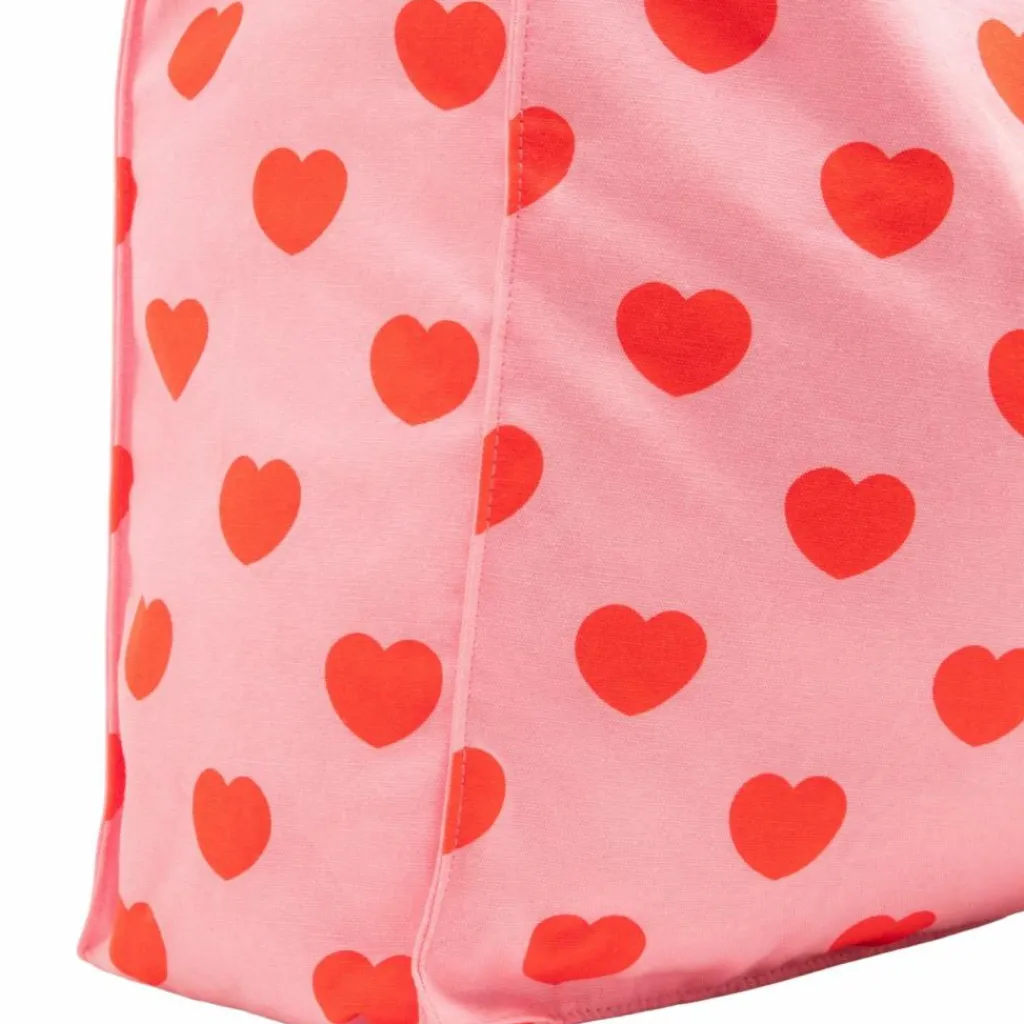 New Grand cabas Rouge et Cœurs Sac Week-End