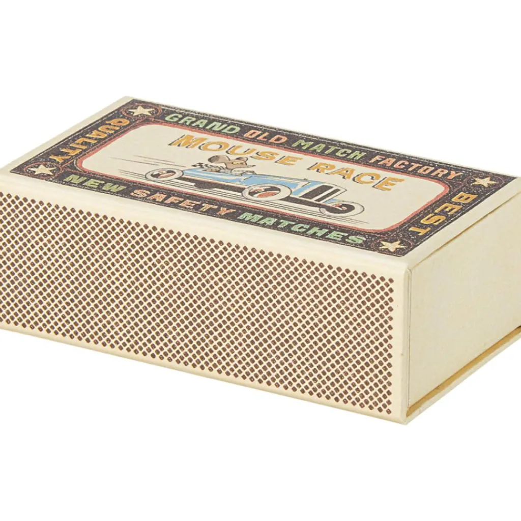 Maileg Grand frère Souris bleue dans sa boîte assortie