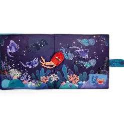 Discount Grand livre d'activités en tissu Les aventures de Paulie Livre Bébé En Tissu