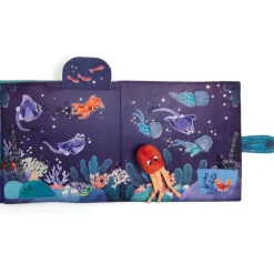 Discount Grand livre d'activités en tissu Les aventures de Paulie Livre Bébé En Tissu