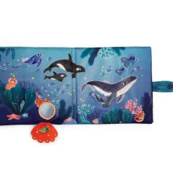 Discount Grand livre d'activités en tissu Les aventures de Paulie Livre Bébé En Tissu