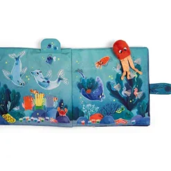 Discount Grand livre d'activités en tissu Les aventures de Paulie Livre Bébé En Tissu