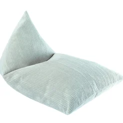 Wigiwama Grand pouf Peppermint Green velours côtelé