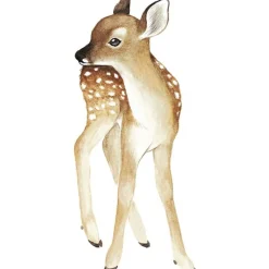 New Grand sticker Oh deer faon (26 x 60 cm) Stickers Muraux