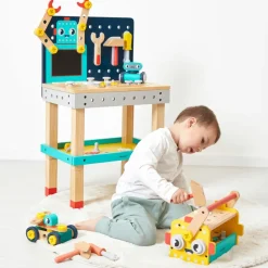 Janod Grand établi Brico'kids robot (51 pièces)