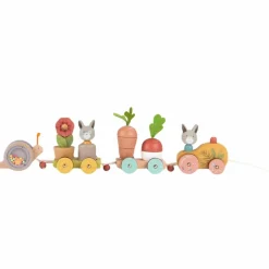 Online Grand train d'activités à tirer Trois petits lapins Jouet À Tirer / Pousser