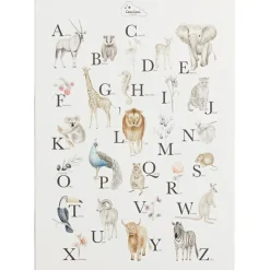 Cam Cam Copenhagen Grande affiche A2 Alphabet animaux