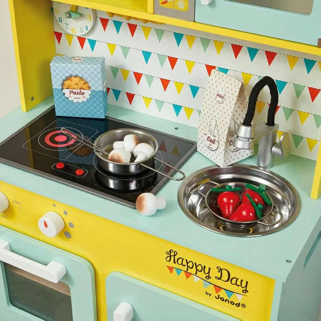 Hot Grande cuisine Happy Day en bois Enfant Cuisine Enfant