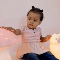 Egmont Toys Grande lampe veilleuse champignon Rose