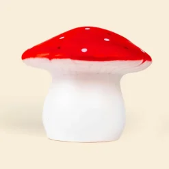 Sale Grande lampe veilleuse champignon Rouge Veilleuse Décorative