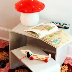 Sale Grande lampe veilleuse champignon Rouge Veilleuse Décorative