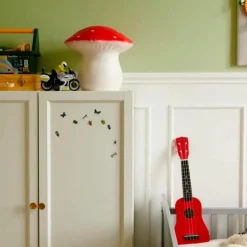 Sale Grande lampe veilleuse champignon Rouge Veilleuse Décorative