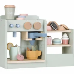 Hot Grande machine à café en bois FSC Dînette Et Aliments Factices