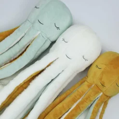 Trois Kilos Sept Grande peluche Poulpie Au Large de Nova Vert d'eau (60 cm)