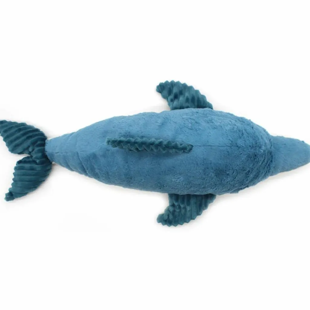Discount Grande peluche Tofou le dauphin maman et bébé bleu (50 cm) Peluche Moyenne (20-59 Cm)