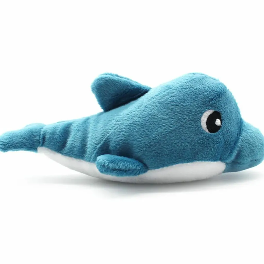 Discount Grande peluche Tofou le dauphin maman et bébé bleu (50 cm) Peluche Moyenne (20-59 Cm)