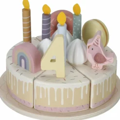 Gâteau d'anniversaire Rose Dînette Et Aliments Factices