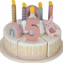 Gâteau d'anniversaire Rose Dînette Et Aliments Factices