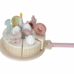 Gâteau d'anniversaire Rose Dînette Et Aliments Factices