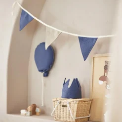 Sale Guirlande de fanions Jeans blue-Olive (200 cm) Déco À Suspendre