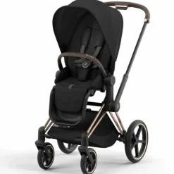 Hot Habillage de Siège pour poussette Priam 4 et Epriam 2 - Sepia Black Assise Pour Poussette