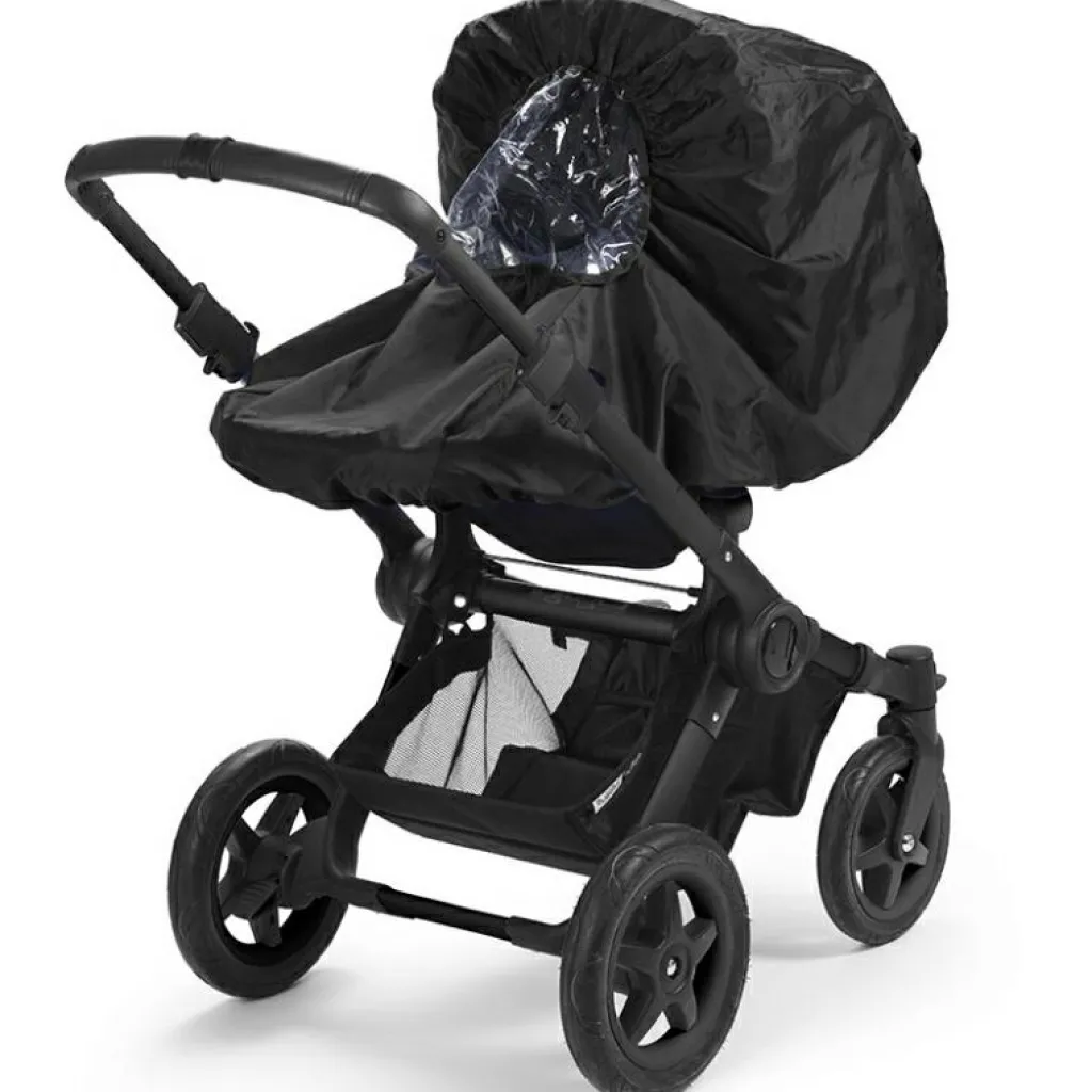 Best Habillage pluie poussette universel Brilliant Black Habillage Pluie Et Moustiquaire