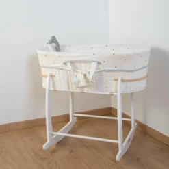 Childhome Habillage pour couffin pois dorés