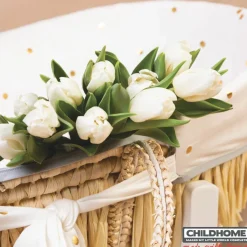 Childhome Habillage pour couffin pois dorés