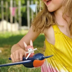 Tender Leaf Hirondelle et son ami lapin en bois