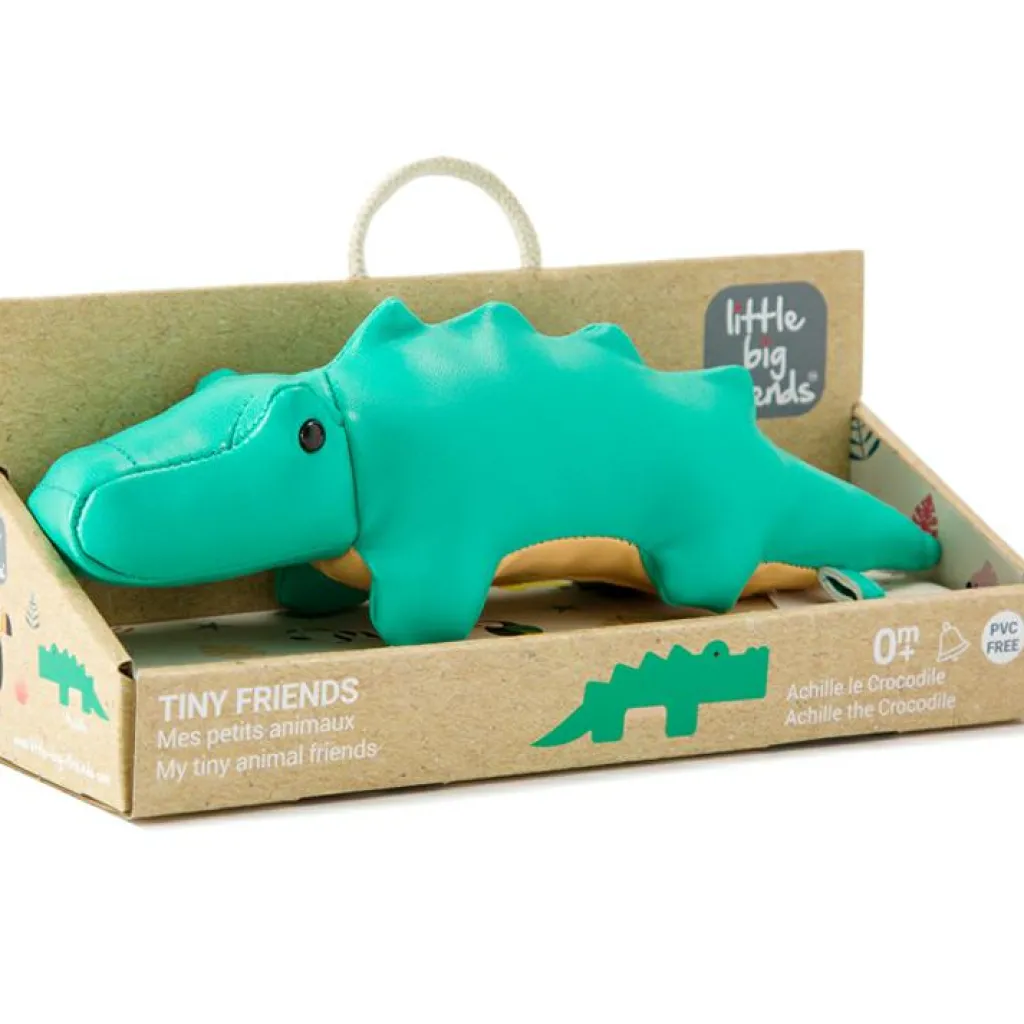 Little Big Friends Hochet Achille le Crocodile Tiny Friends