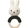Just Dutch Hochet anneau de dentition Miffy noir