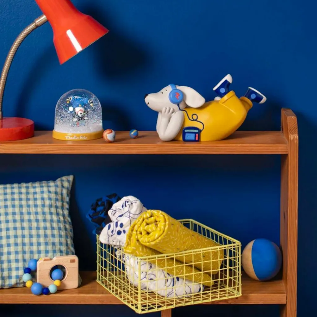 Online Hochet anneau de dentition bois et silicone appareil photo Puce et Pilou Jouet / Anneau De Dentition