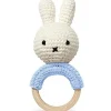 Hochet anneau de dentition Miffy bleu pastel Jouet / Anneau De Dentition