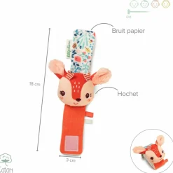 Lilliputiens Hochet bracelet eco Stella (18 cm)