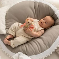 Hochet bâton de pluie papillon rose (16 x 11 cm) Eveil Musical