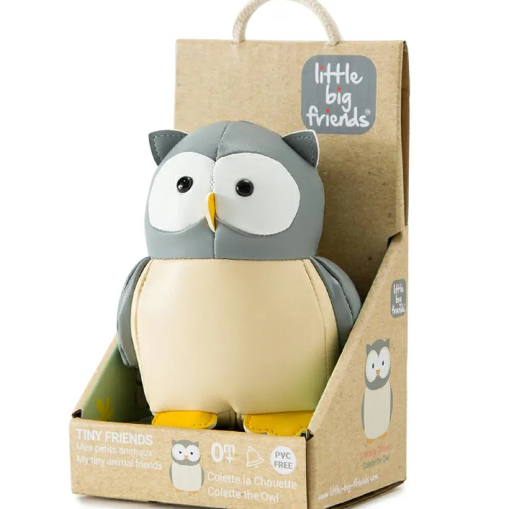 Little Big Friends Hochet Colette la Chouette Les Petits Animaux