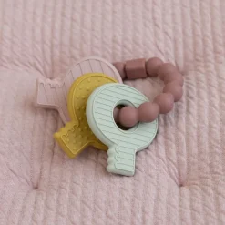 Little Dutch Hochet de dentition trousseau de clefs rose