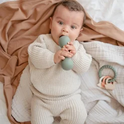 Sale Hochet en silicone Cambridge blue Hochet