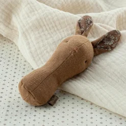 Maileg Hochet lapin chocolat