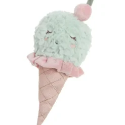 Sale Hochet peluche glace à la menthe Hochet