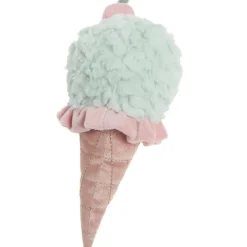 Sale Hochet peluche glace à la menthe Hochet