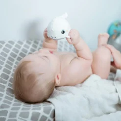 Pabobo Hochet peluche lumineux baleine Shakie