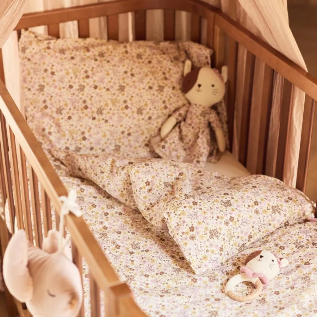 Jollein Housse de couette + taie d'oreiller Flower Fairies (100 x 140 cm)