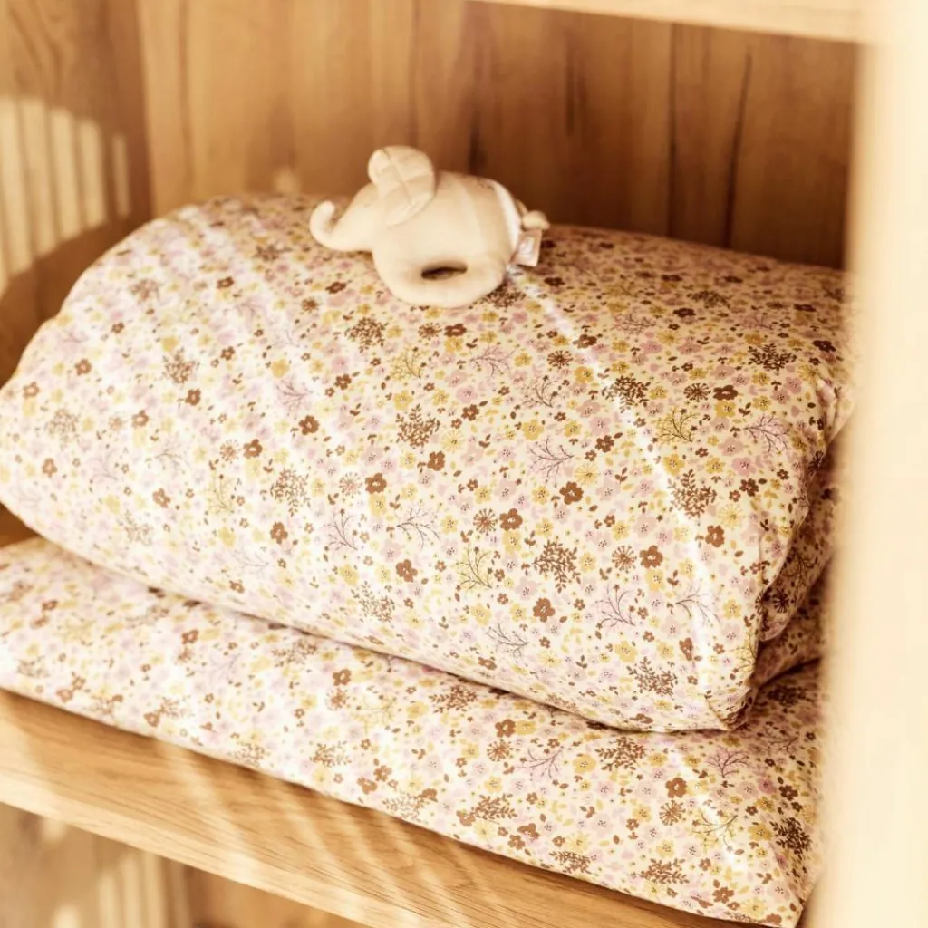 Jollein Housse de couette + taie d'oreiller Flower Fairies (100 x 140 cm)