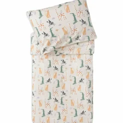 New Housse de couette + taie d'oreiller Jungle Jambo (100 x 140 cm) Parure De Lit Bébé