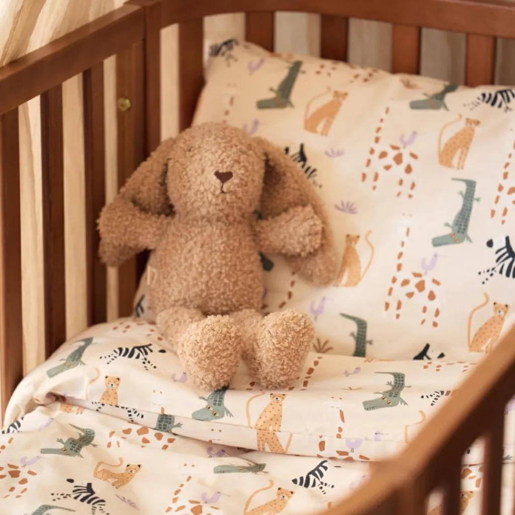 New Housse de couette + taie d'oreiller Jungle Jambo (100 x 140 cm) Parure De Lit Bébé