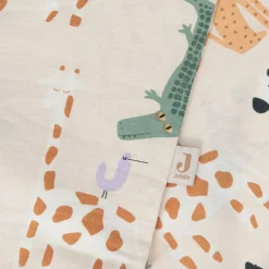 New Housse de couette + taie d'oreiller Jungle Jambo (100 x 140 cm) Parure De Lit Bébé