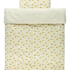 New Housse de couette + taie d'oreiller Lively Lion (100 x 140 cm) Parure De Lit Bébé