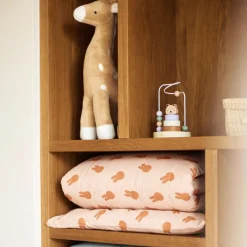 Jollein Housse de couette + taie d'oreiller Miffy Wild Rose (100 x 140 cm)