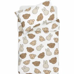 Jollein Housse de couette + taie d'oreiller Miffy and Friends (100 x 140 cm)